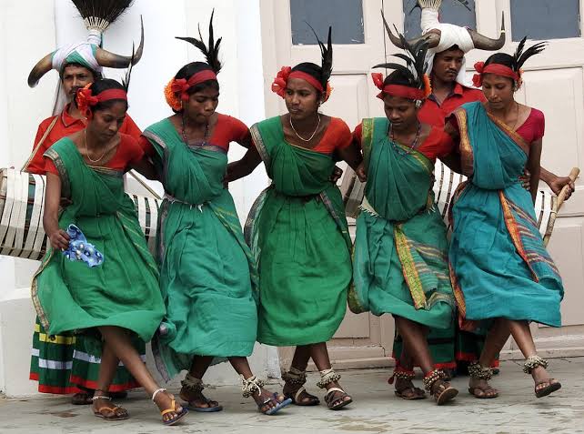 Tribal dance and drums